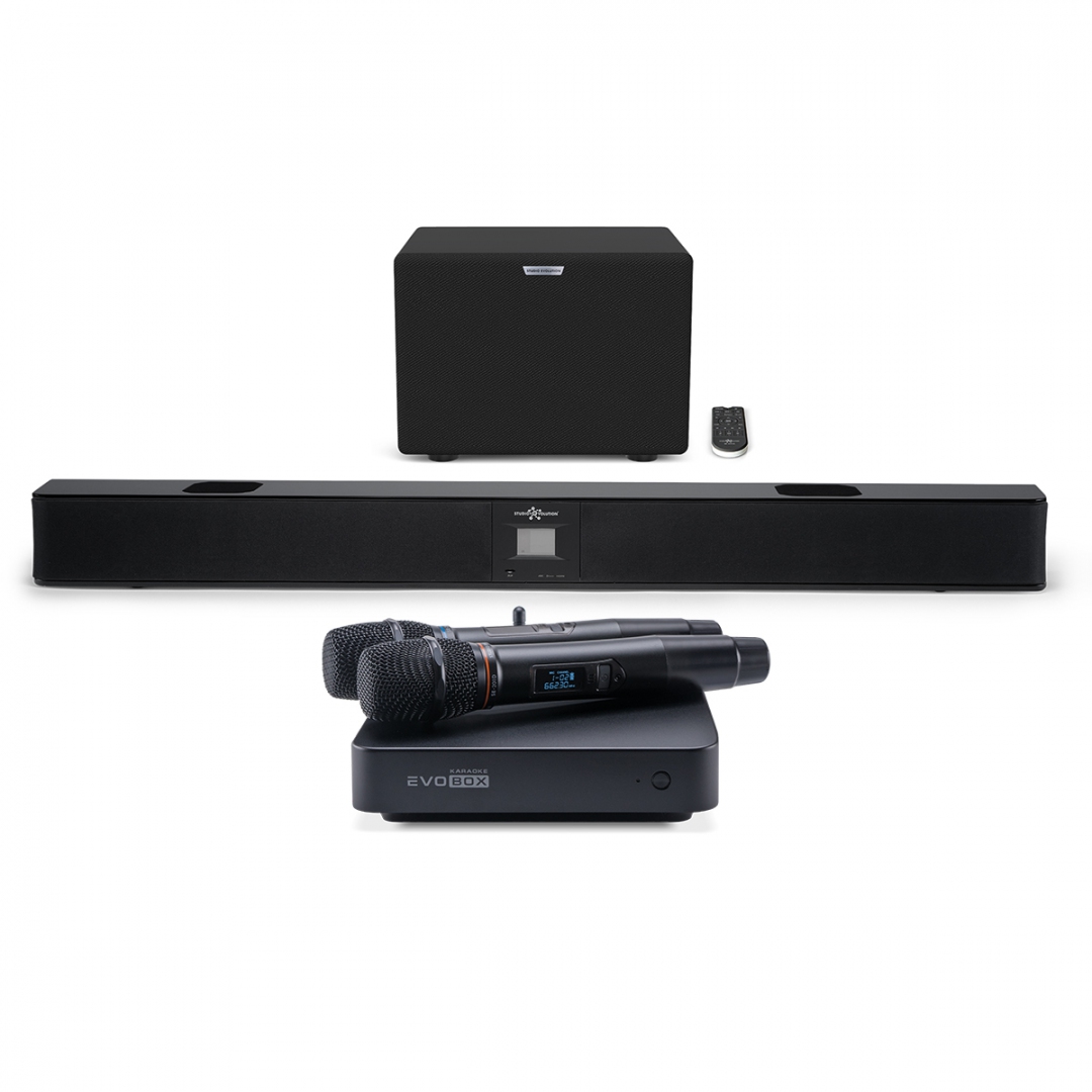 караоке-комплект EVOBOX Plus + EvoSound Bar (саундбар с караоке) в Геленджике