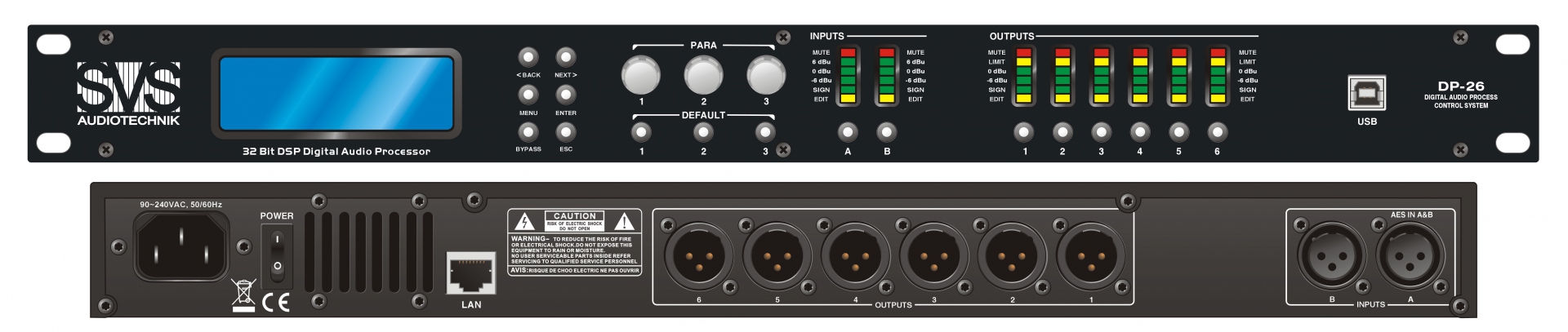 SVS Audiotechnik DP-26 Цифровой процессор: 2 входа 6 выходов в Геленджике