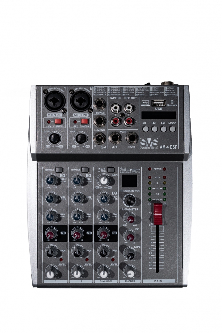 SVS Audiotechnik mixers AM-4 DSP Аналоговый микшерный пульт, 4-канала в Геленджике