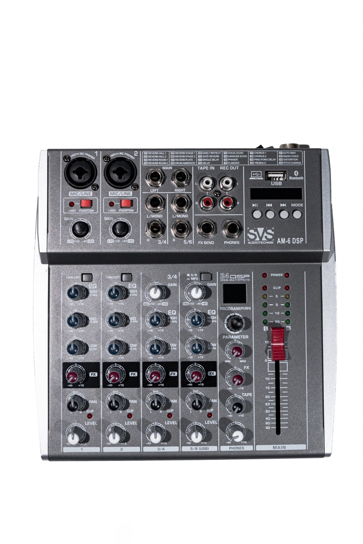 SVS Audiotechnik mixers AM-6 DSP Микшерный пульт аналоговый, 6-канальный SVS Audiotechnik mixers в Геленджике