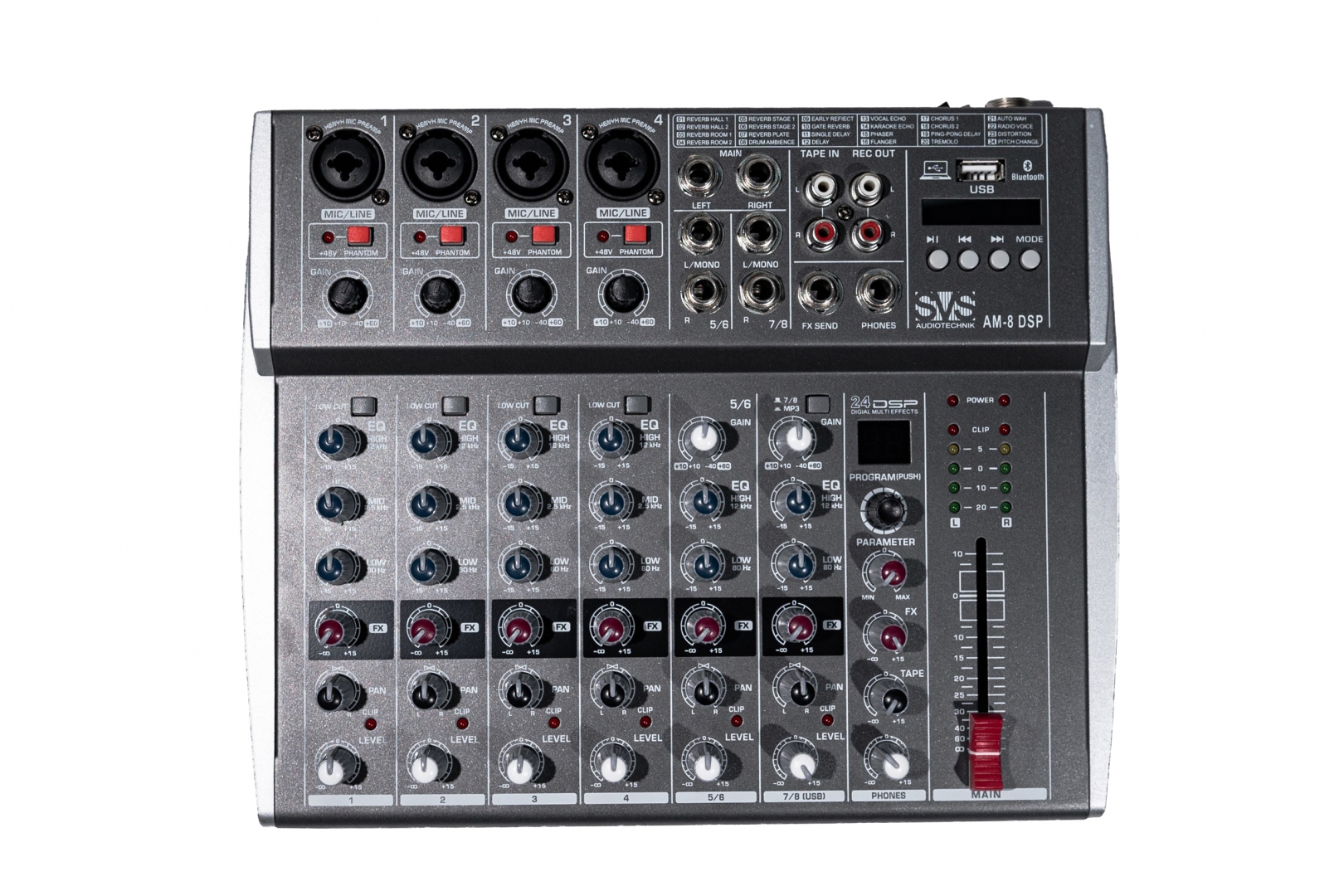 SVS Audiotechnik mixers AM-8 DSP Микшерный пульт аналоговый, 8-канальный в Геленджике